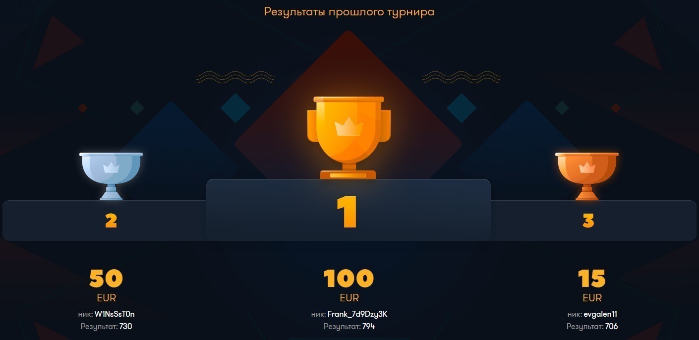 Турниры в казино Франк