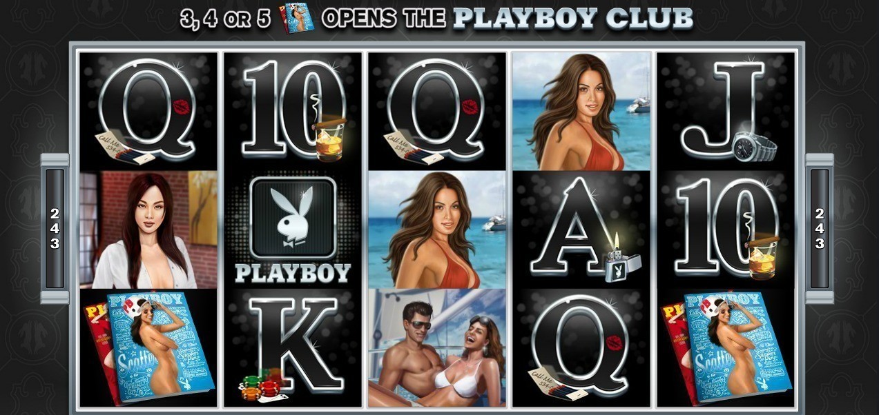 Символы в игровом автомате Playboy